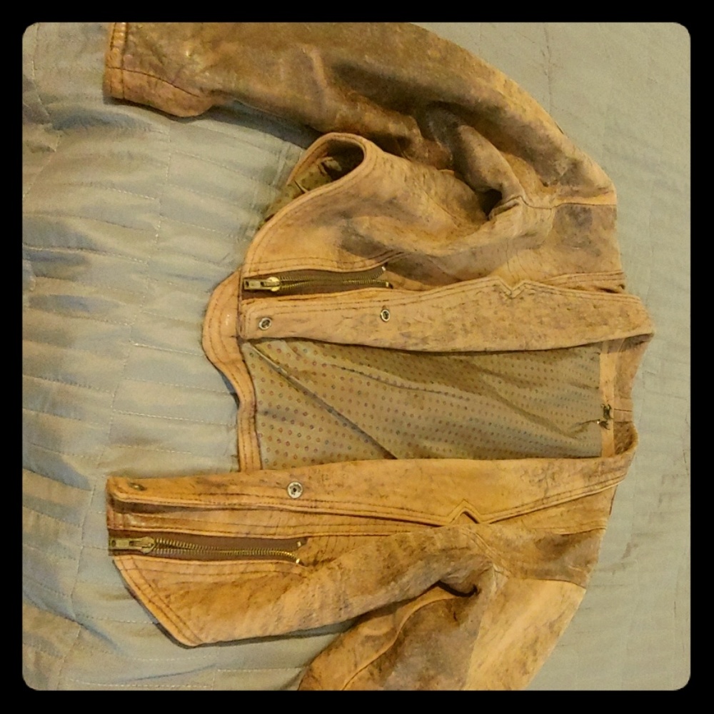 Woman's leather jacket